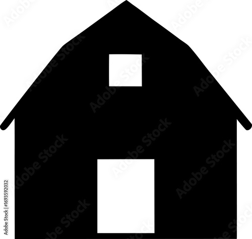 Barns Silhouette Vector | Farm, Rural, Agriculture, Countryside SVG Design