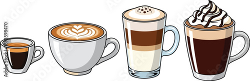 Coffee Beverage Collection An Assortment of Delicious and Aromatic Brews For All Tastes