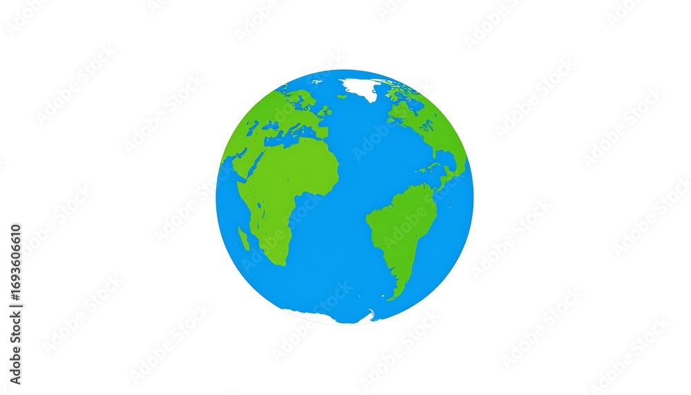 Fototapeta premium Simple globe graphic