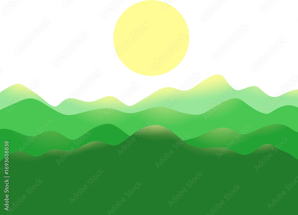 Obraz premium 산 mountains, ridges, hills, nature