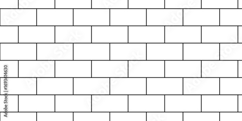 Pavement seamless mosaic stone concrete wall surface tiles. subway vector block rock white brick wall texture background.	