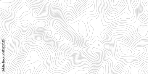 Contemporary Abstract Topographic Map with Geometric Lines and a Clean Modern Grid Layout on a White Background
