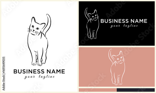 Cat Logo Design Variations. (33)