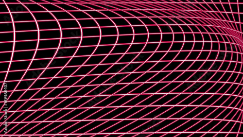 Wallpaper Mural abstract geometric grid neon background Torontodigital.ca