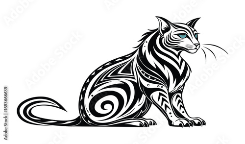 Wild animal vector illustration featuring a cartoon zebra head with black and white stripes