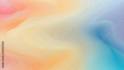 Soft pastel gradient flowing with smooth curves.