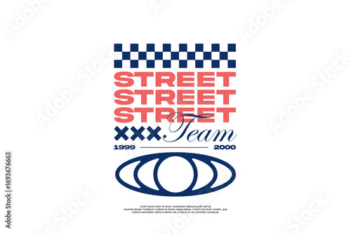 streetwear template for modern design clothing
