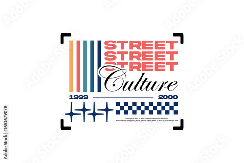 streetwear template for modern design clothing