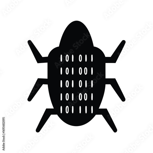 A symbolic image depicting a software bug in the form of code