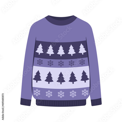 Warm winter clothes and jackets in different styles