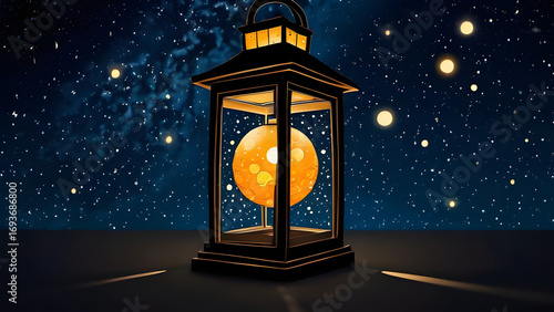 lantern and clock