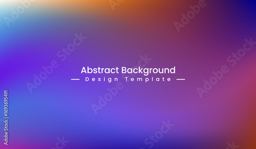  Purple gradient background banner cover will multi color blur design	
