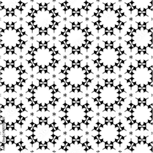 Abstract Mandala Pattern in Perspective Geometric Kaleidoscope Abstract Design Symmetrical Abstract Pattern Background