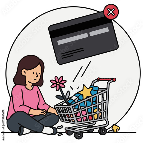 Credit Card Payment Failure Illustration