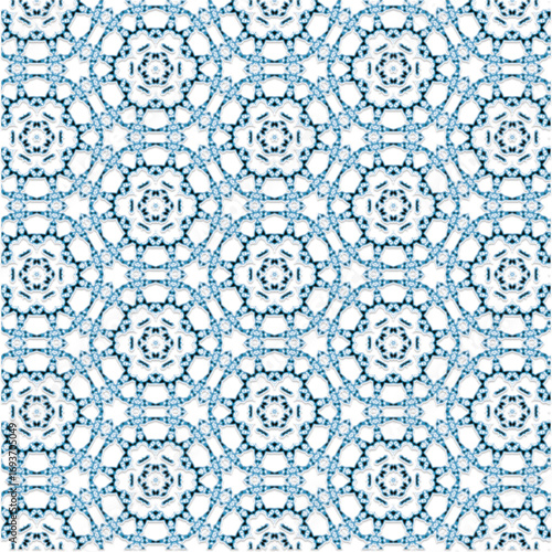 Abstract Mandala Pattern in Perspective Geometric Kaleidoscope Abstract Design Symmetrical Abstract Pattern Background