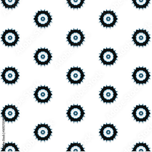 Abstract Mandala Pattern in Perspective Geometric Kaleidoscope Abstract Design Symmetrical Abstract Pattern Background