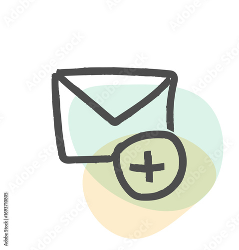 indicate a feature for subscribing, joining a mailing list, or adding a contact in tech applications