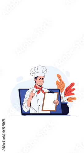 Online culinary masterclass teaching professional cooking techniques for aspiring chefs