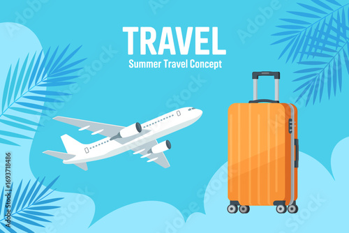 Summer Travel Concept Illustration