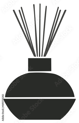 Aroma diffuser illustration. Home fragrance, aromatherapy, air freshener.