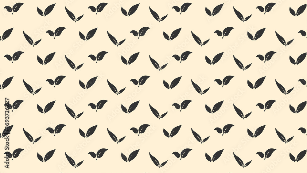 Fototapeta premium Leaf vector pattern multicoloured