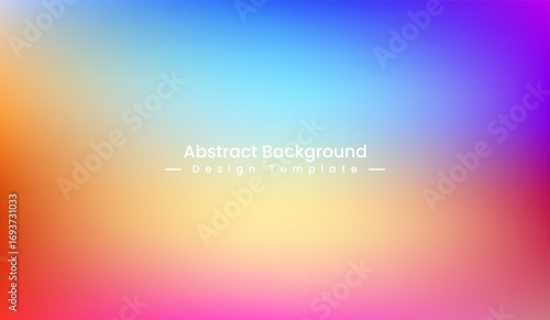 Colorful gradient background banner cover