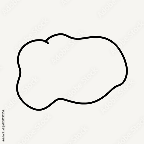 Abstract shapes element design. frame shape diffrent element. Abstract liquid shapes. Random wavy oval spots and curvy elements. Amoeba rectangle box set