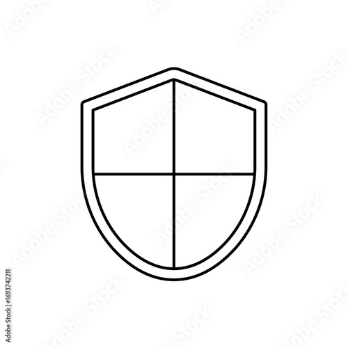 antivirus icon outline editable stroke line drawing eps