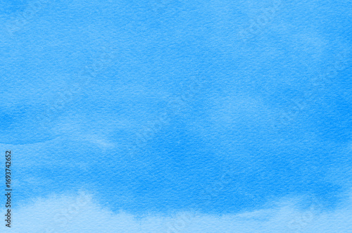 Abstract blue background in watercolor style