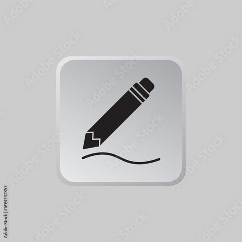 pencil icon creativity pen, vector design 