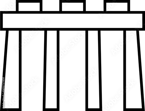 Hydroelectric Icon , Featuring Water Dam, Turbine, Renewable Energy, Power Plant, Electricity, Generator, Waves, and Sustainable Technology Symbols in Modern Vector Style, Energy icons template