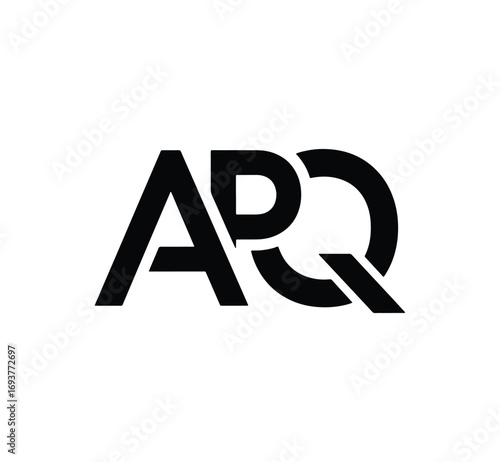 Free Download Modern arq lettermark logo design simple geometric typography abstract monogram - GFXLoad
