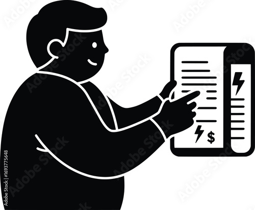 Wallpaper Mural Engaging Businessman Presenting Financial Report in Modern Office Environment for Effective Communication Torontodigital.ca