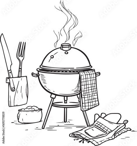 “The Smoke That Didn’t Just Rise, It Remembered”

“Grill of Grace: A Still Life in Sizzle and Silence”