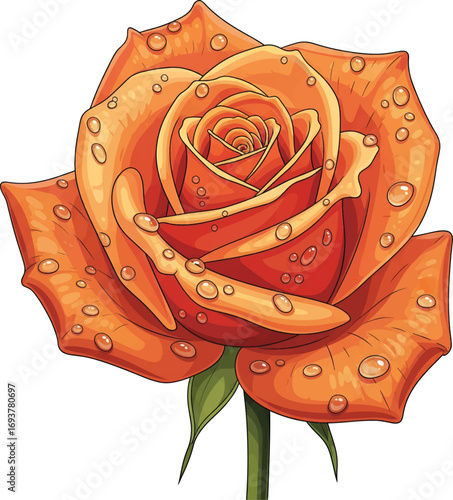 Rose flower