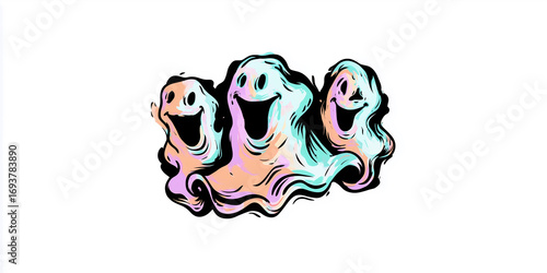 Halloween Grafik Tattoo Vektor für Vorlage Zeichnung Plakat