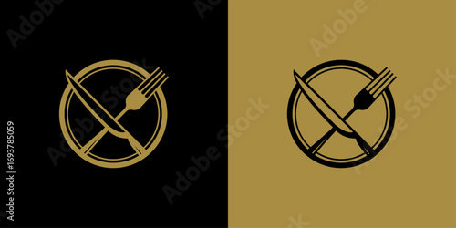 RESTAURAN LOGO - KNIFE AND FORK