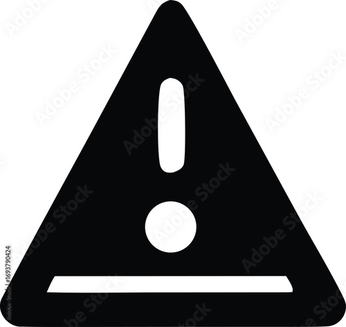Alert symbol cautionary icon warning sign attention notification danger symbol important message alert graphic design element alertness symbol graphic
