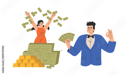 The Celebration of Wealth A Vibrant Exchange of Financial Abundance and Joyful Experience