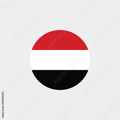 Free Download Yemen Circular Flag Grey Background - GFXLoad