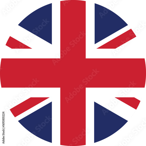 UK Circular Flag Icon
