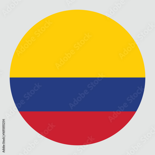 Colombia Circular Flag Grey Background Emblem Free Download Colombia Circular Flag Grey Background Emblem - GFXLoad