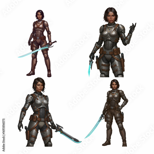 Cosmic Warrior Vector