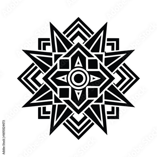 Elegant Aztec Metallic Gold Vector Seamless Patterns