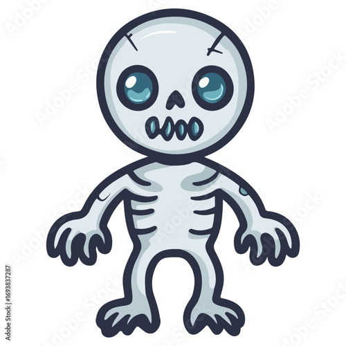 ghoul, costume, halloween, festival, vector, transparent background, isolated, monster, horror, evil, danger, scary