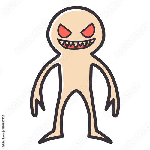 ghoul, costume, halloween, festival, vector, transparent background, isolated, monster, horror, evil, danger, scary
