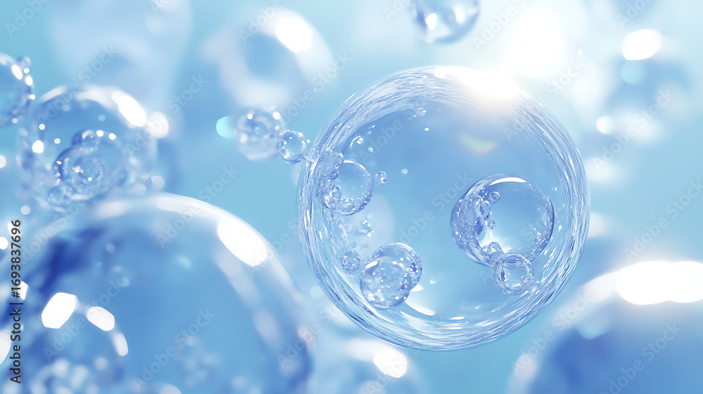 custom made wallpaper toronto digitalFuturistic Glass and Water Molecular Designs: A Conceptual Exploration of Advanced Skincare and Cosmetic Innovation, Blending Organic Patterns, Bioluminescence, and Minimalist 3D Aesthetics