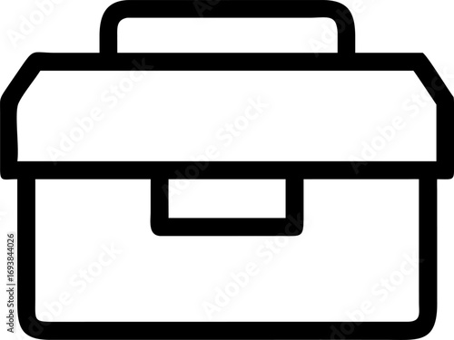 Versatile Tool Box Icon Design Element for DIY, Repair, and Construction Projects