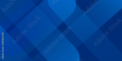 Abstract blue background with glowing geometric lines. geometric template line