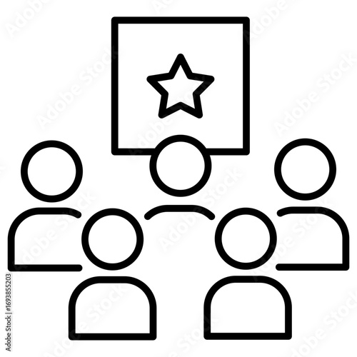 Voters Outline Icon